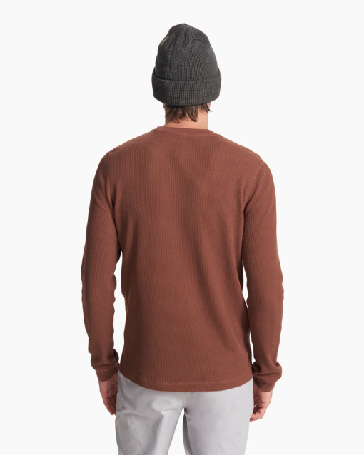 Men's Waffle Crew Long-Sleeve Shirt - Image 2